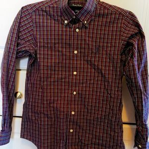 Brooks Brothers Big Boys' Plaid Button Down Dress Shirt